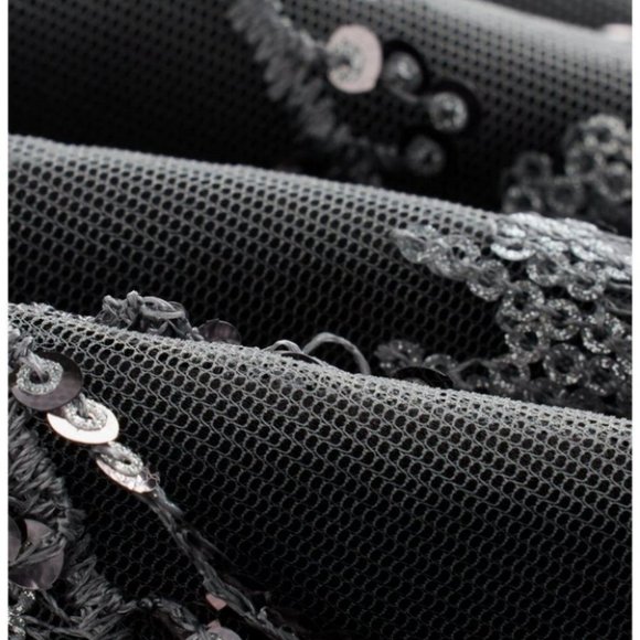 elegant party gray sequined fringe mini skirt - Picture 8 of 9